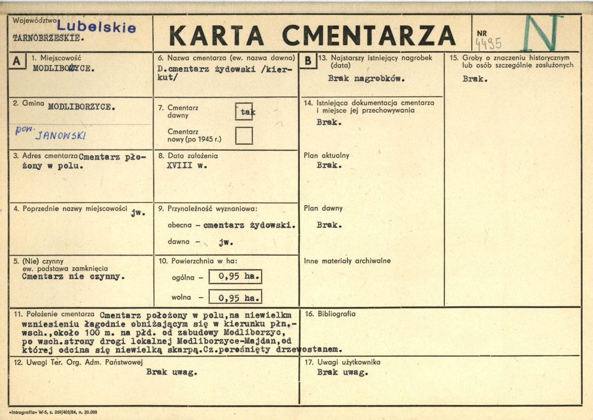 Karta cmentarza, skan nr 1