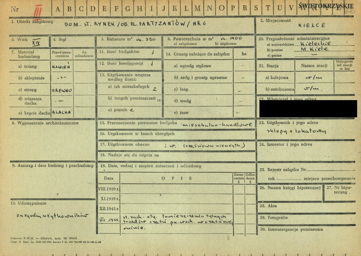 KZ - Karta zielona, skan nr 1