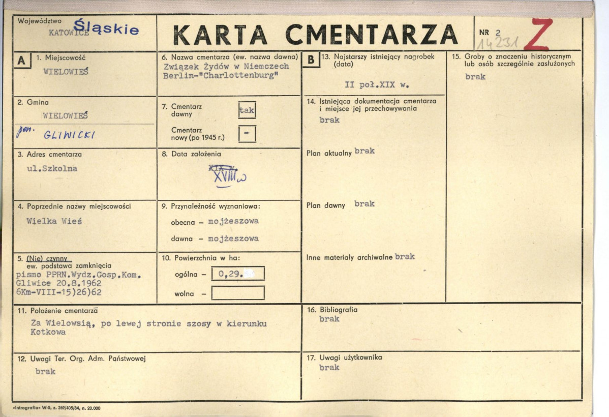 Karta cmentarza, skan nr 1