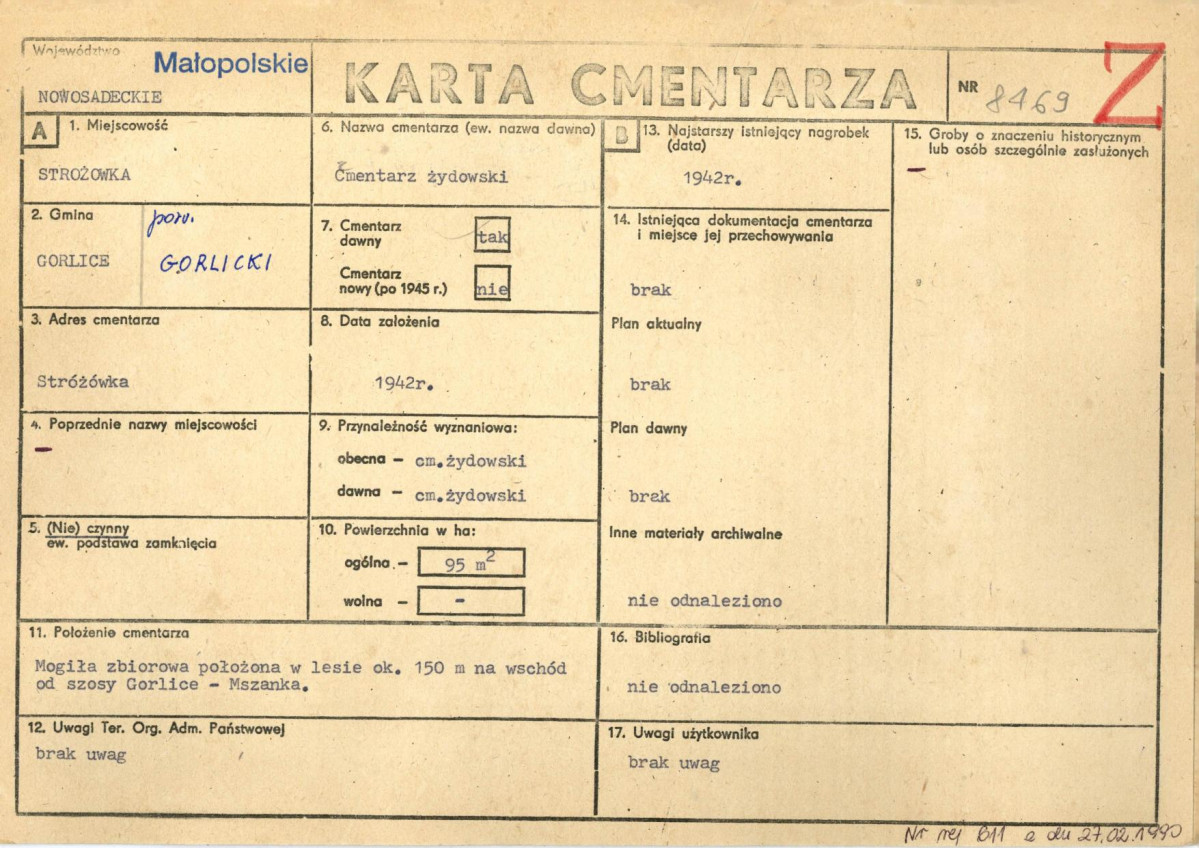 Karta cmentarza, skan nr 1