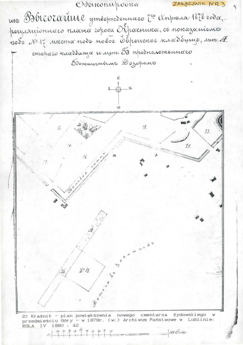 Karta cmentarza, skan nr 8