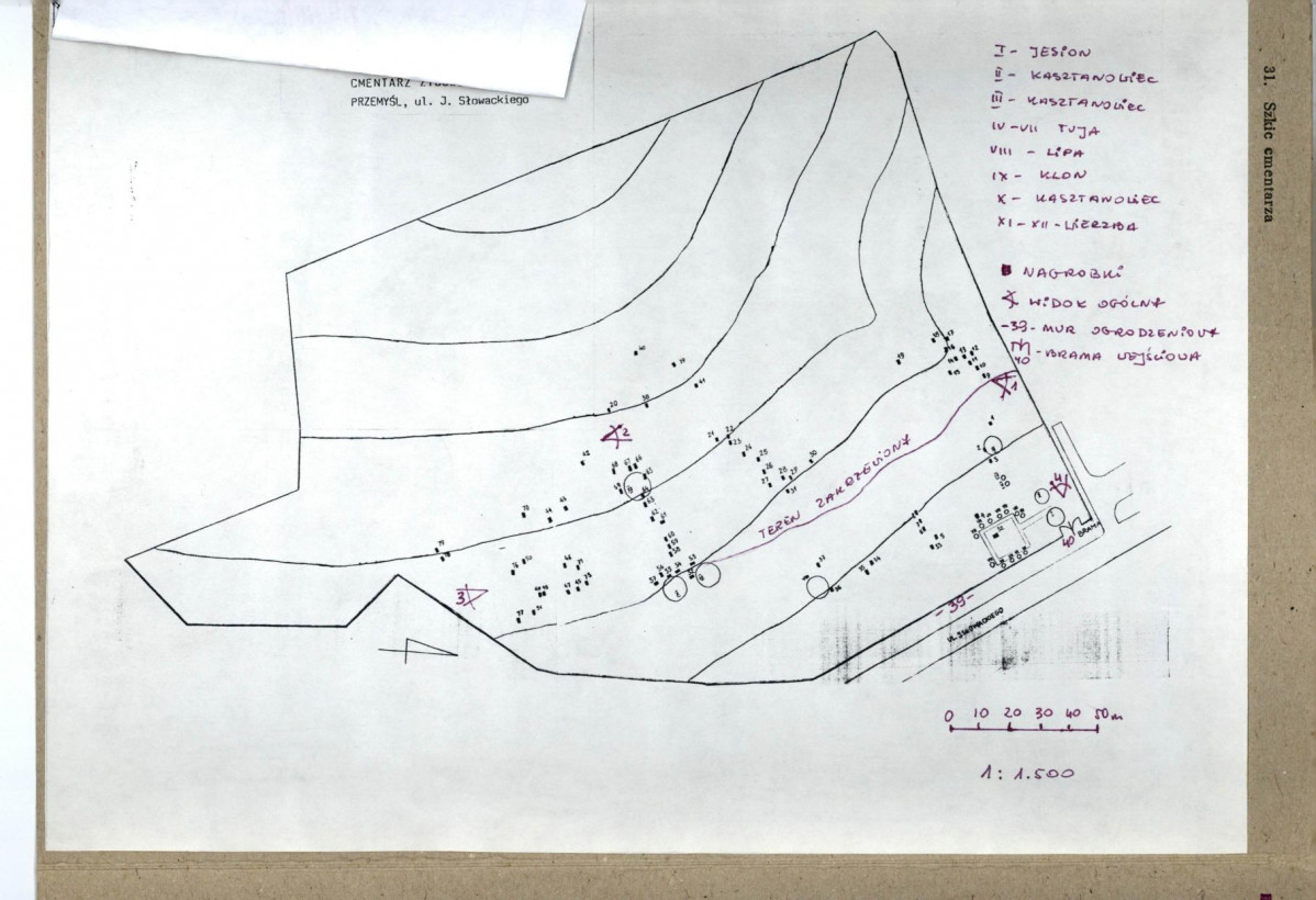 Karta cmentarza, skan nr 4