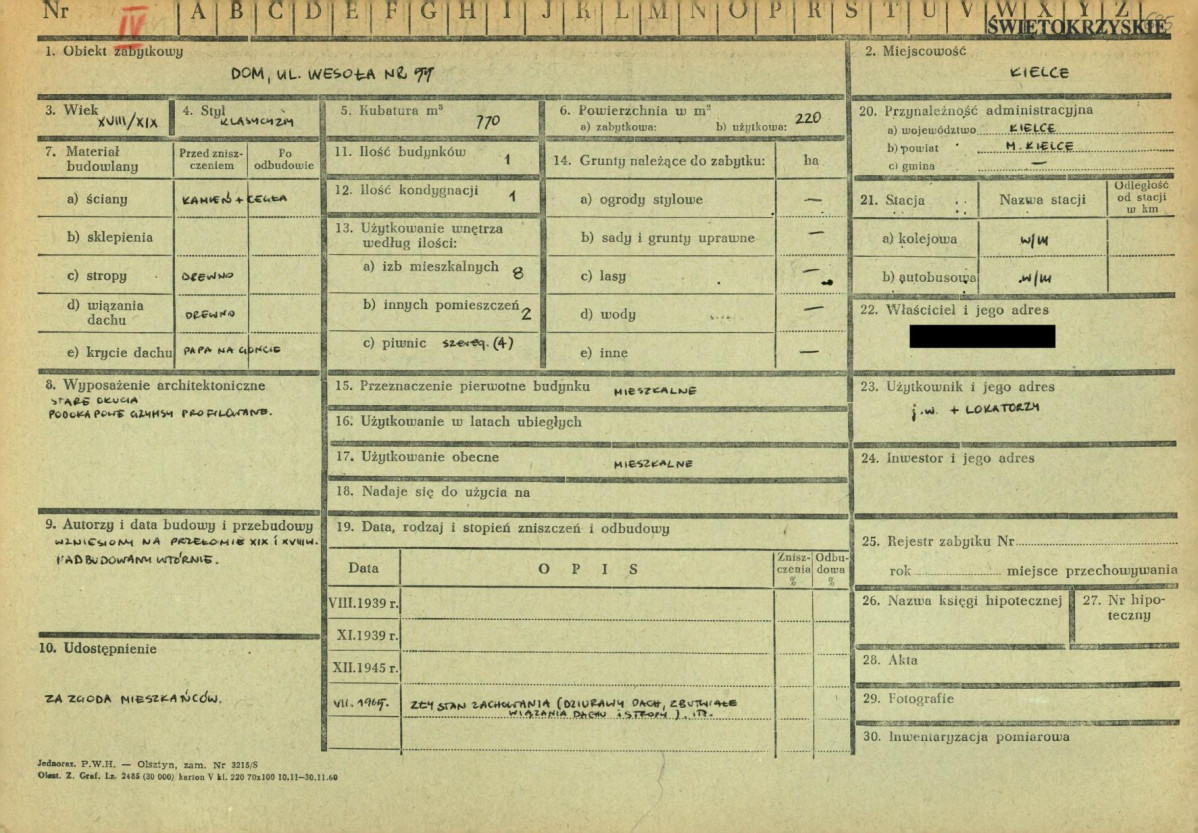 KZ - Karta zielona, skan nr 1