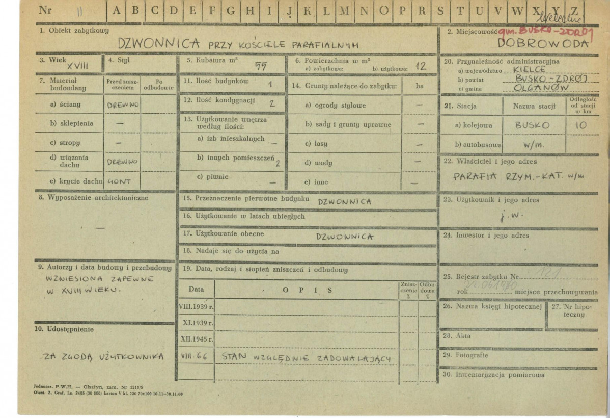 Karta zielona, skan nr 1