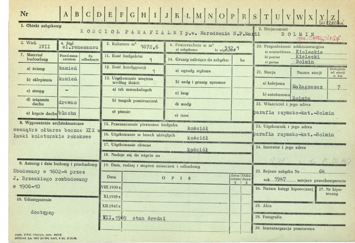 Karta zielona, skan nr 1