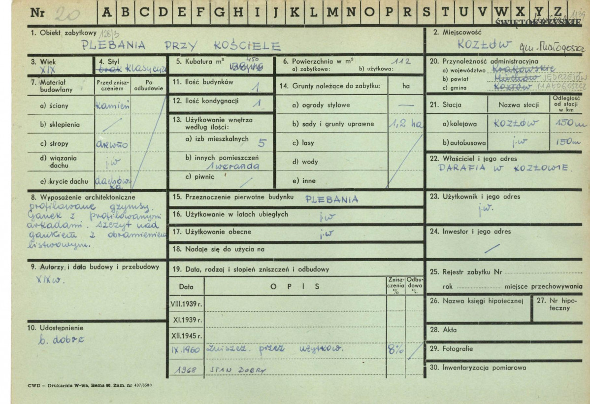 Karta zielona, skan nr 1