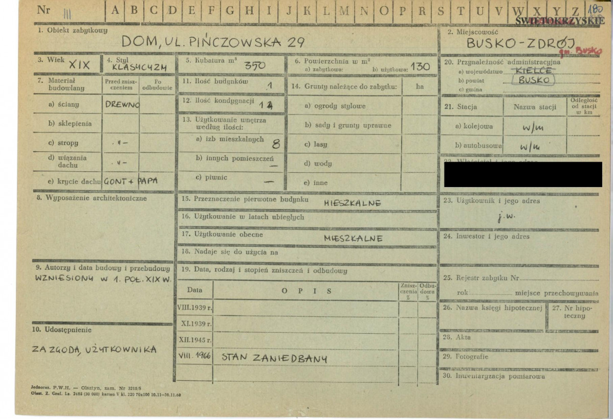 KZ - Karta zielona, skan nr 1