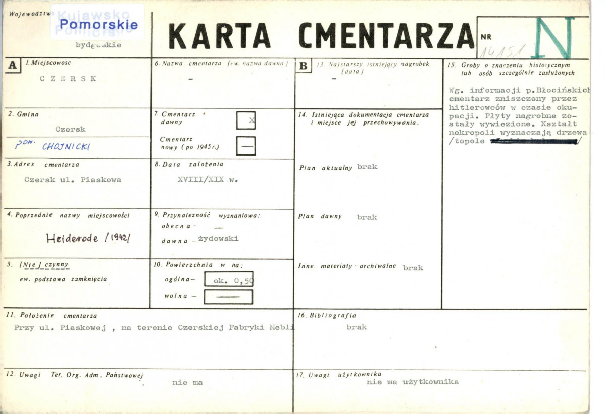 Karta cmentarza, skan nr 1