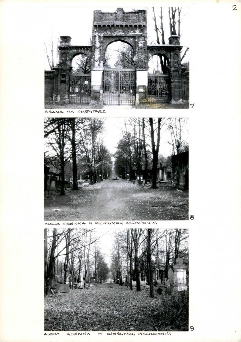 Karta cmentarza, skan nr 8