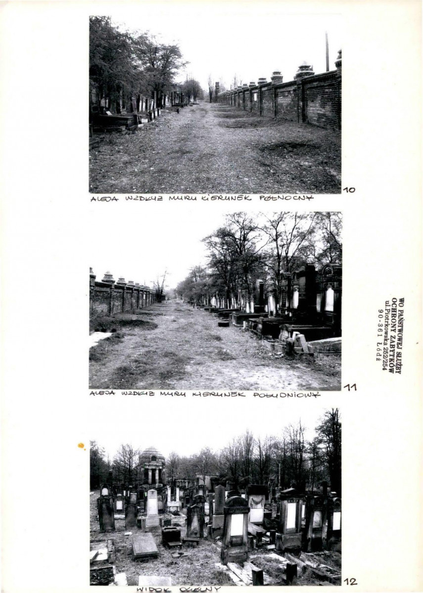 Karta cmentarza, skan nr 9