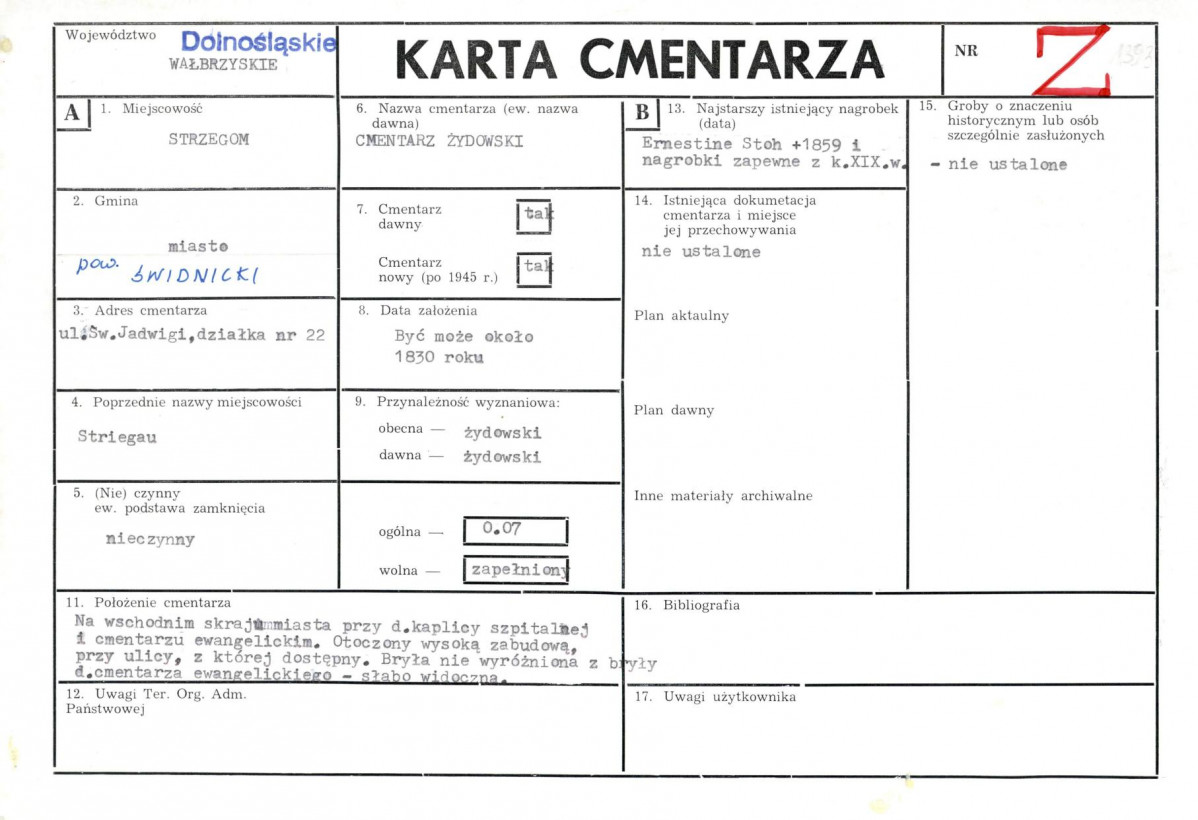 Karta cmentarza, skan nr 1