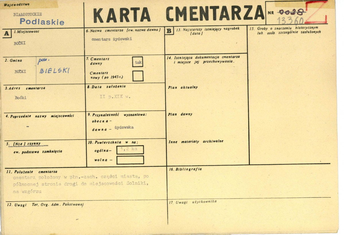 Karta cmentarza, skan nr 1