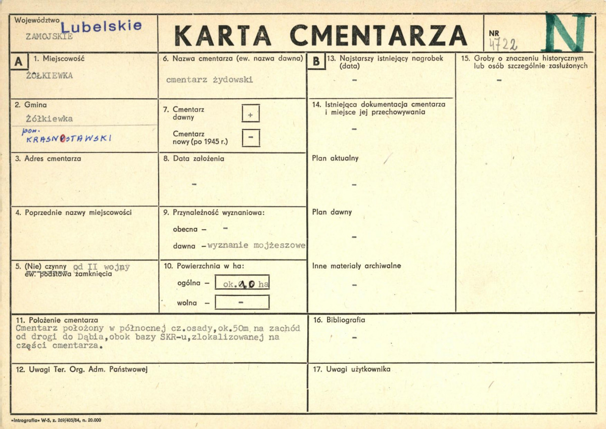 Karta cmentarza, skan nr 1