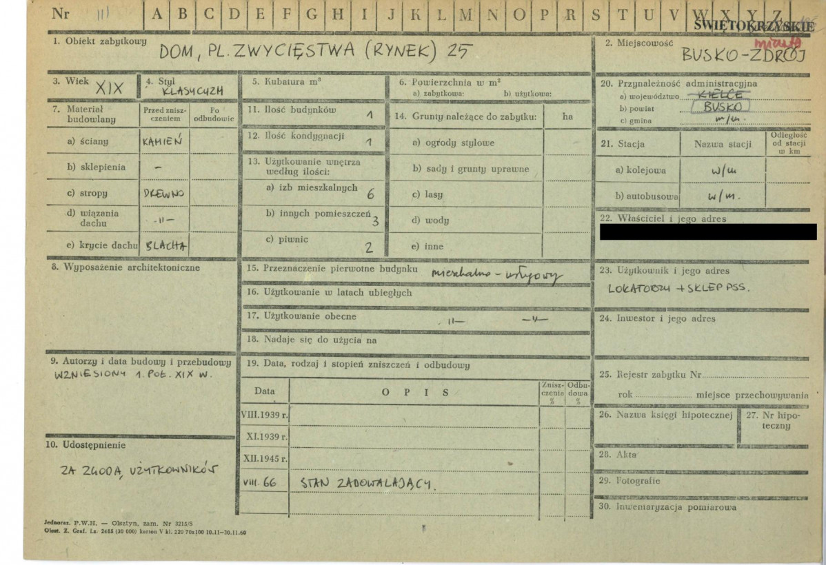 KZ - Karta zielona, skan nr 1