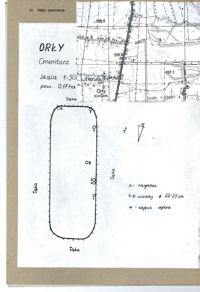 Karta cmentarza, skan nr 3