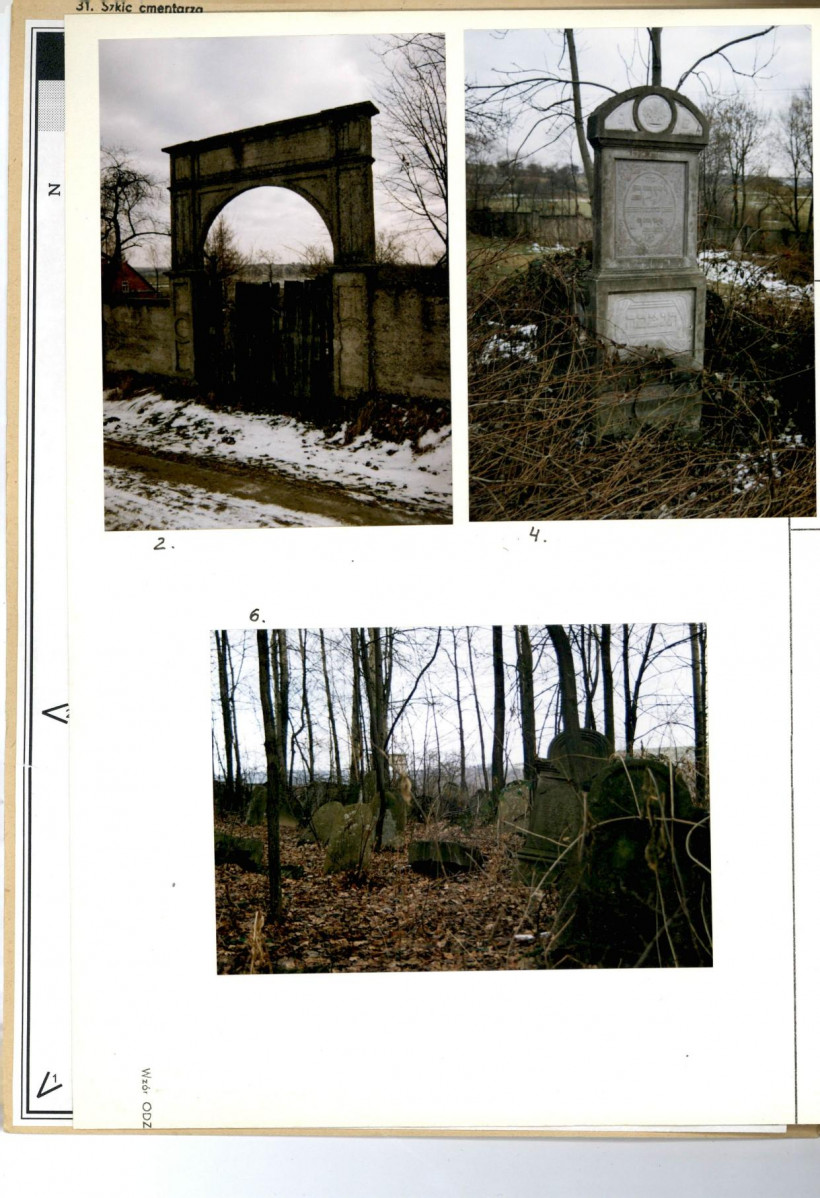 Karta cmentarza, skan nr 6