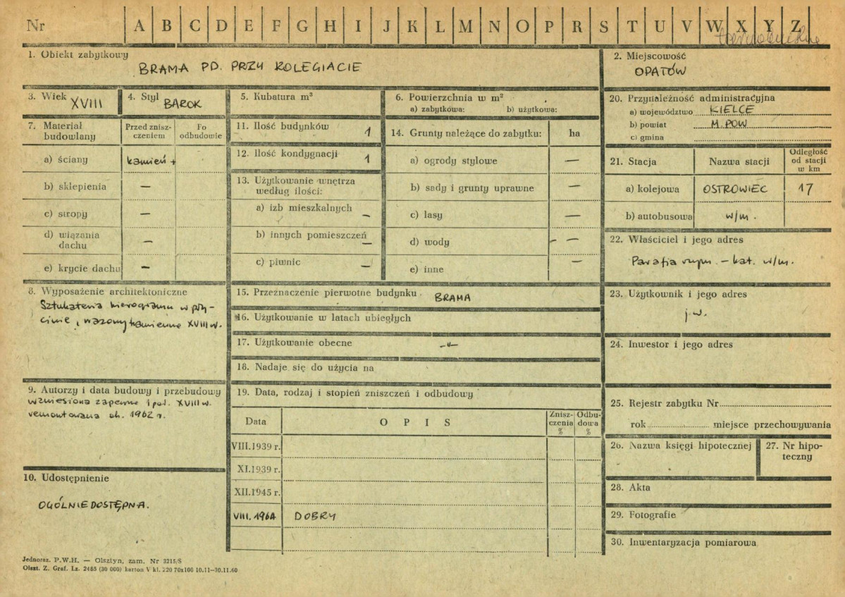 Karta zielona, skan nr 1