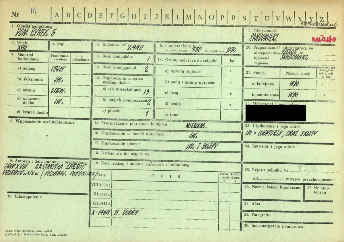 KZ - Karta zielona, skan nr 1