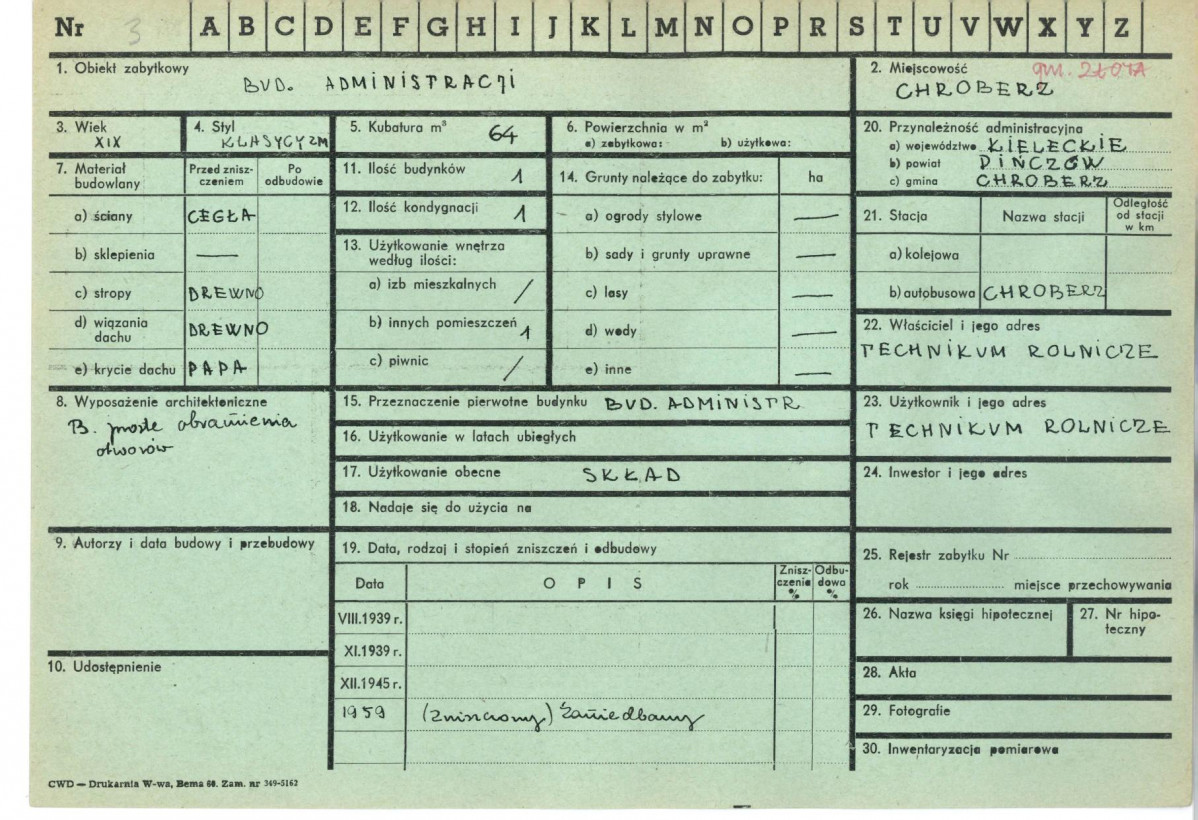 Karta zielona, skan nr 1