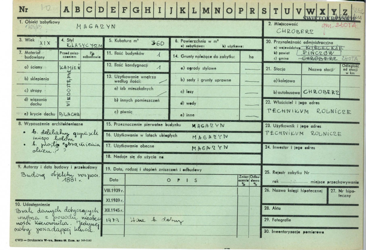 Karta zielona, skan nr 1