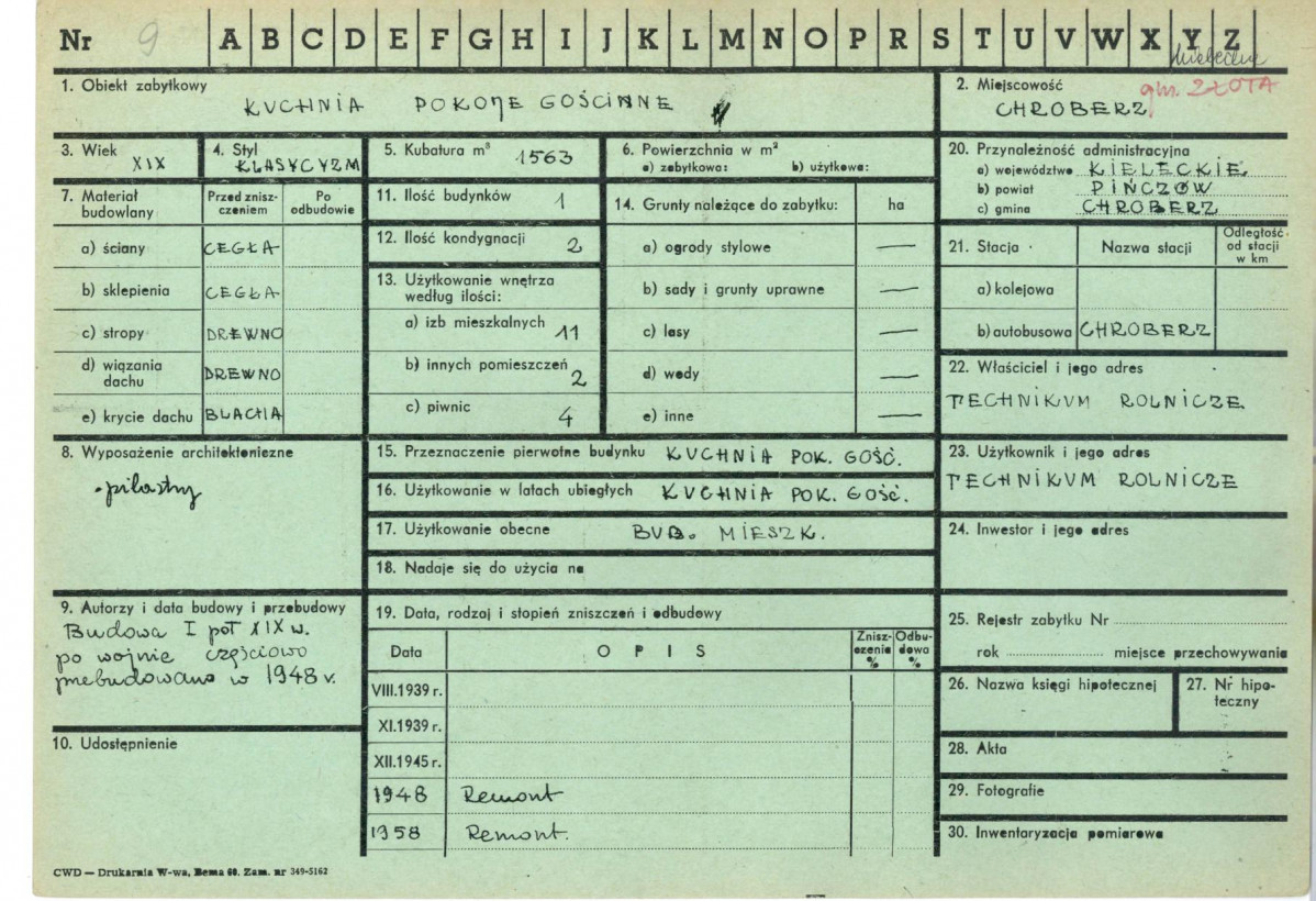 Karta zielona, skan nr 1
