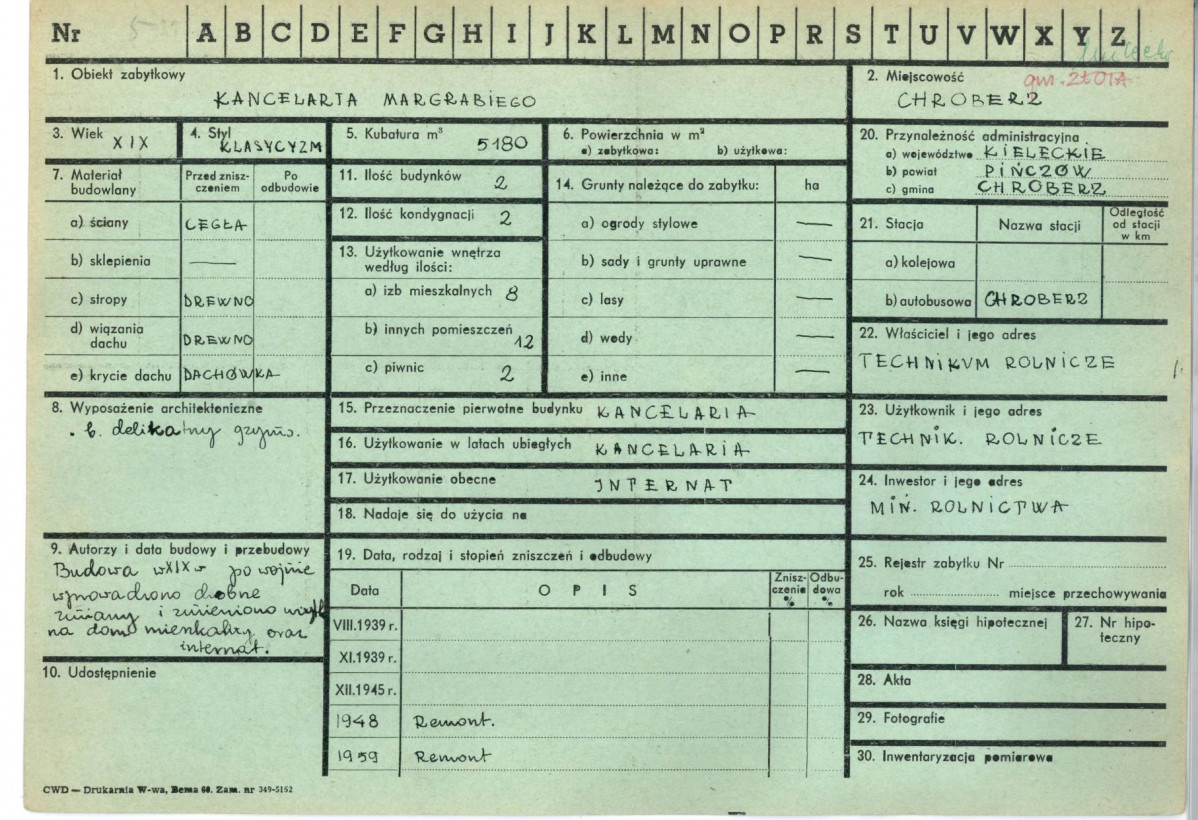 Karta zielona, skan nr 1