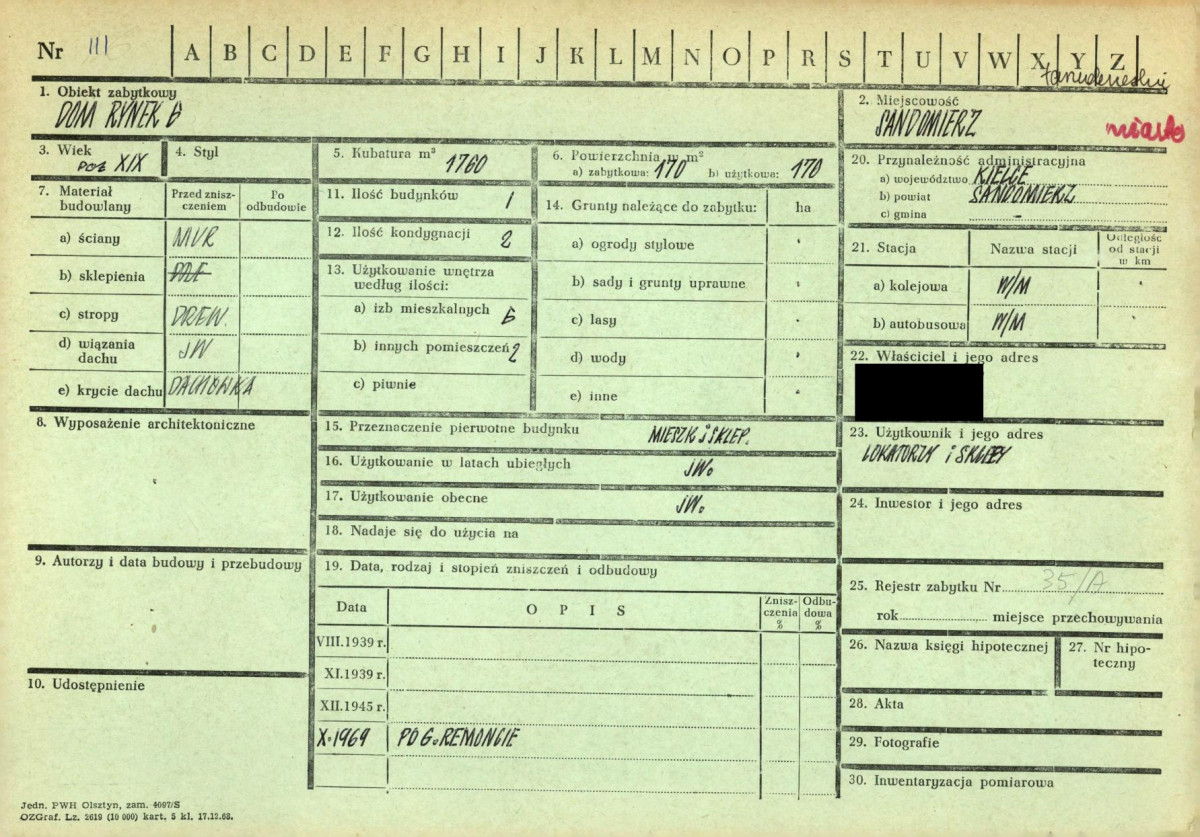 KZ - Karta zielona, skan nr 1