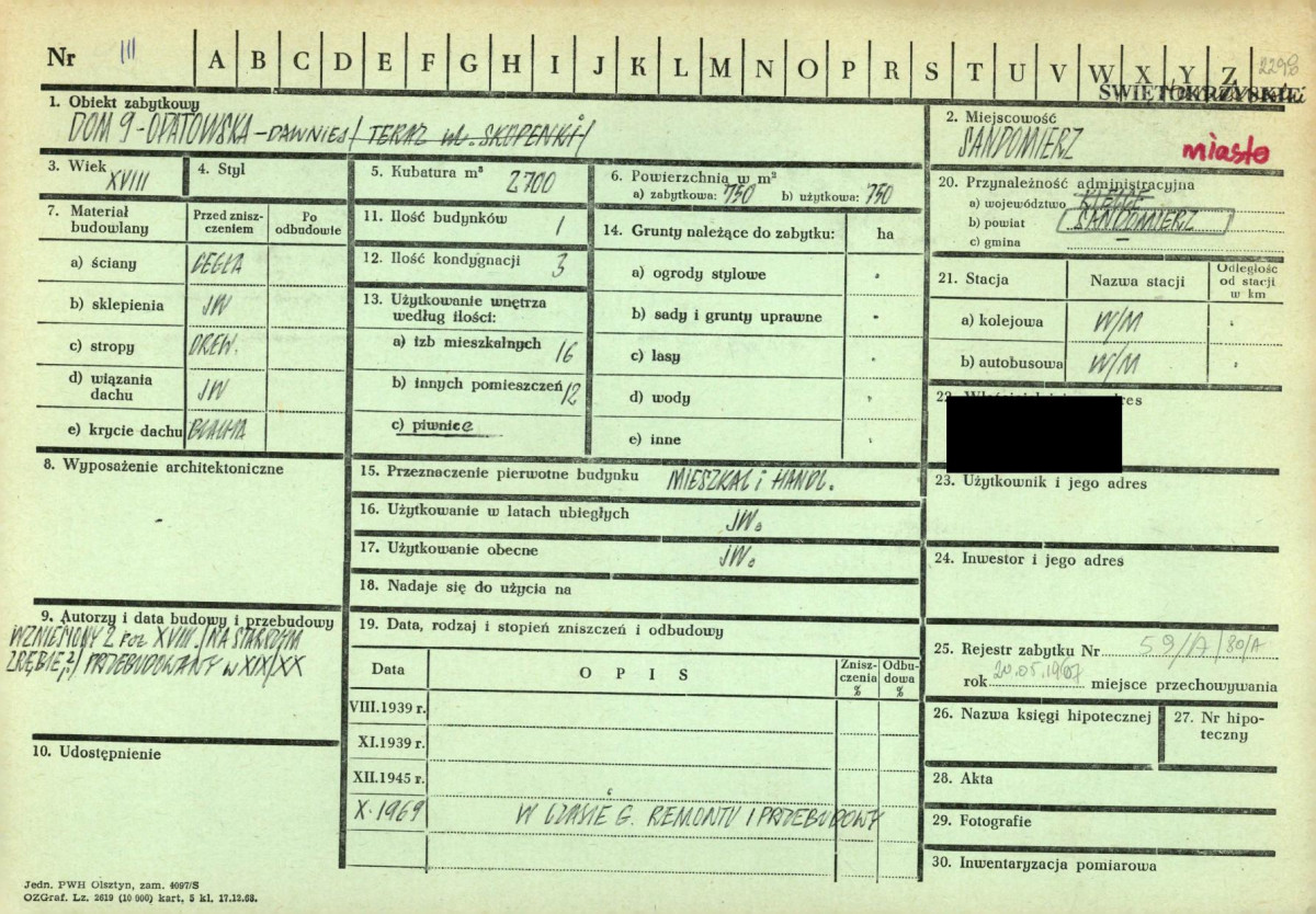 KZ - Karta zielona, skan nr 1