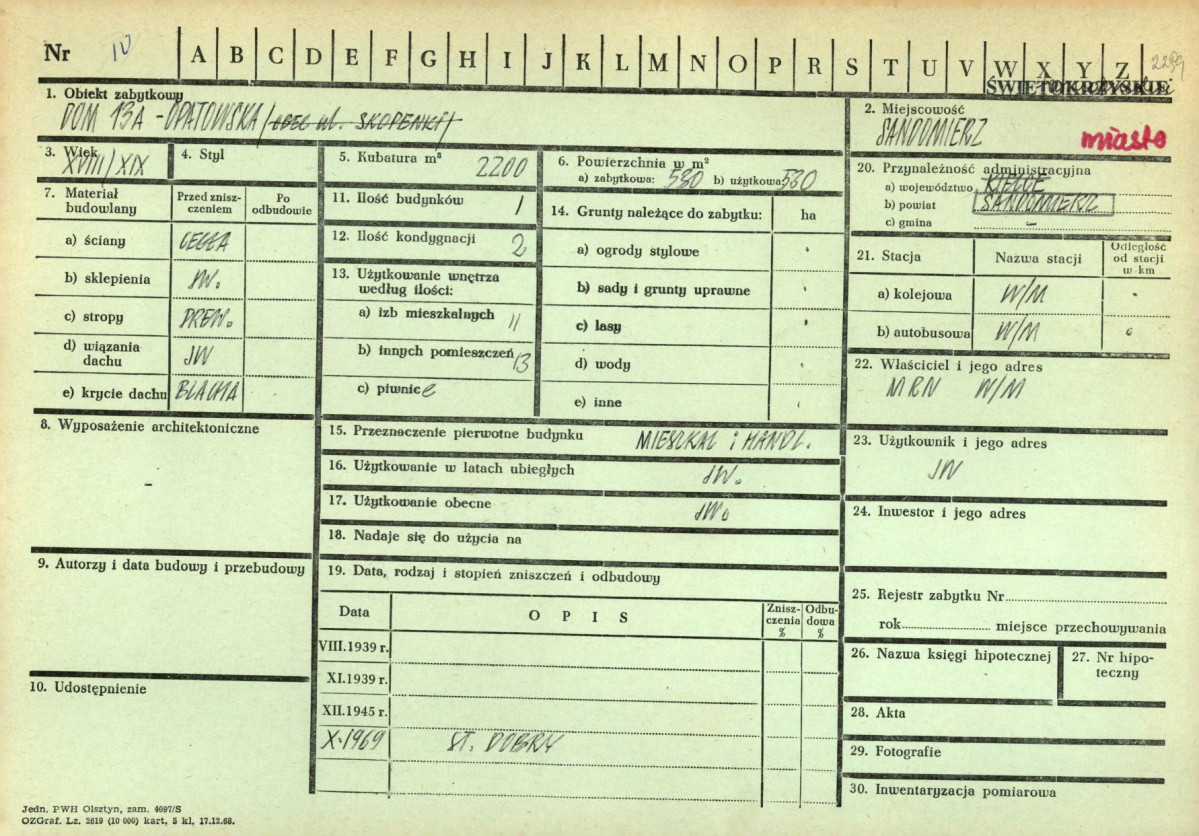 Karta zielona, skan nr 1