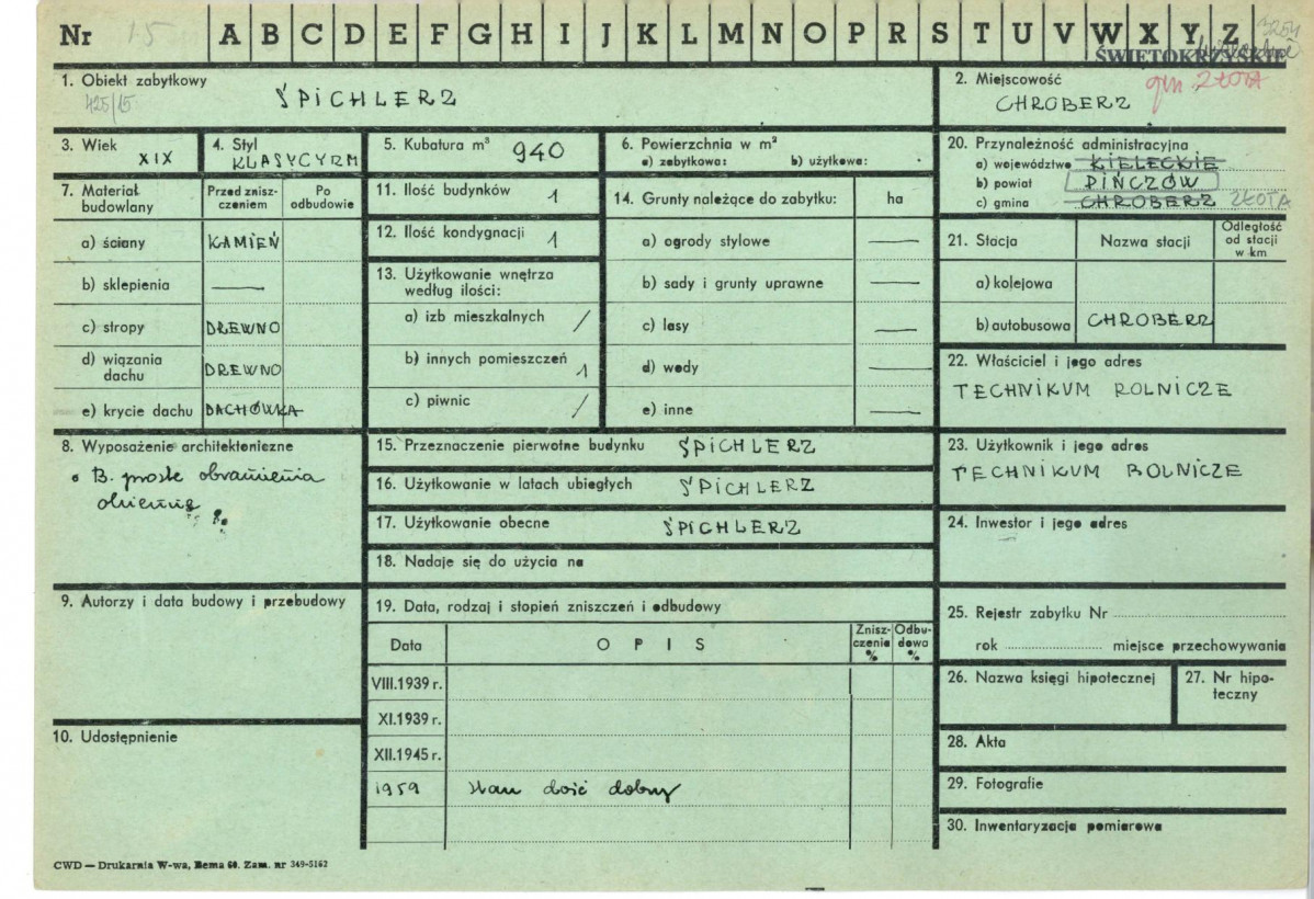 Karta zielona, skan nr 1