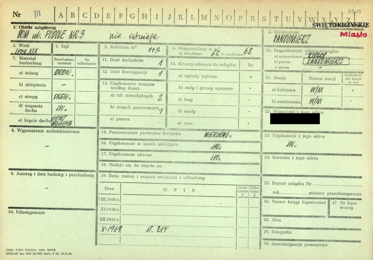 KZ - Karta zielona, skan nr 1