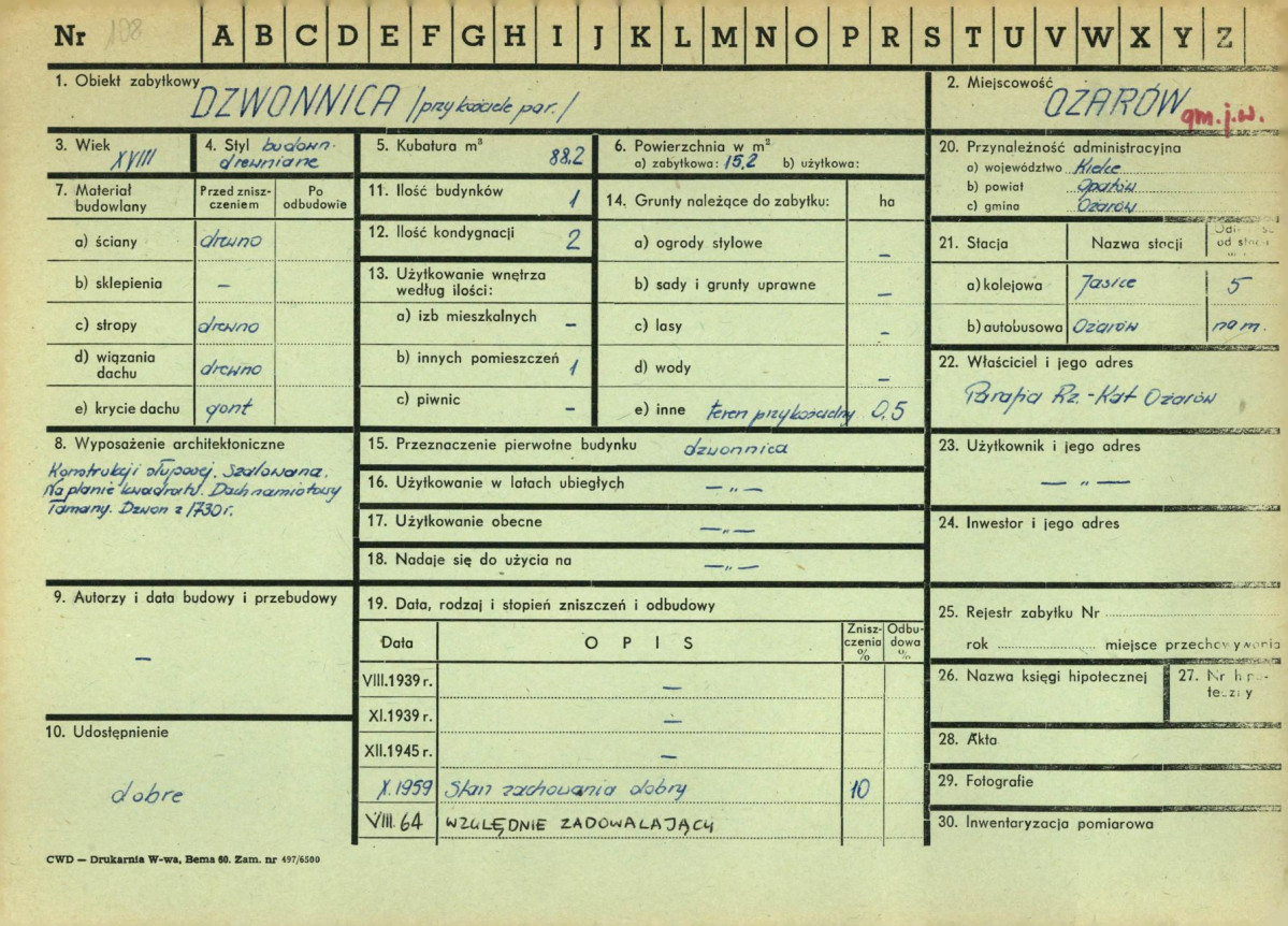 Karta zielona, skan nr 1