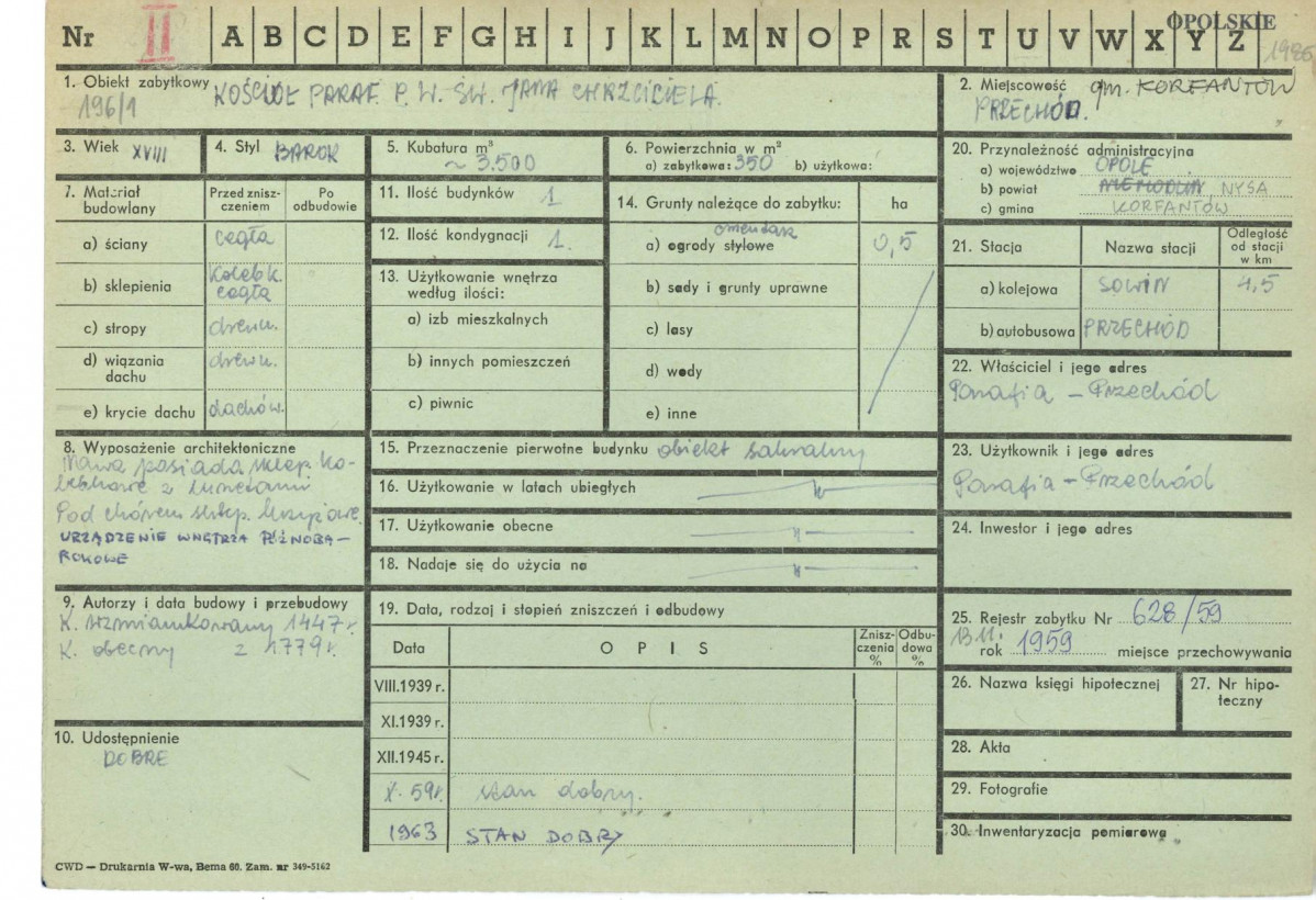 KZ - Karta zielona, skan nr 1