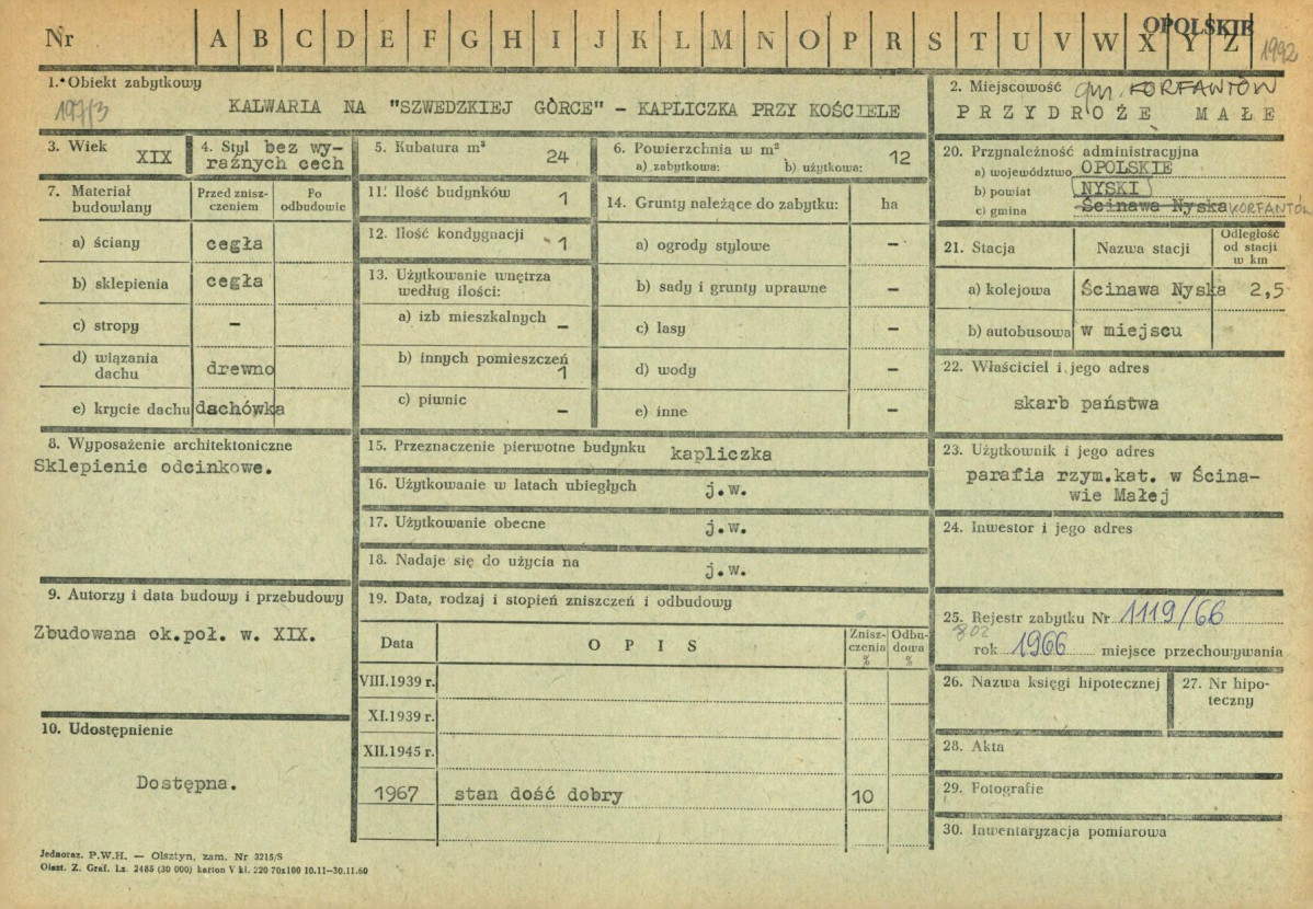 KZ - Karta zielona, skan nr 1