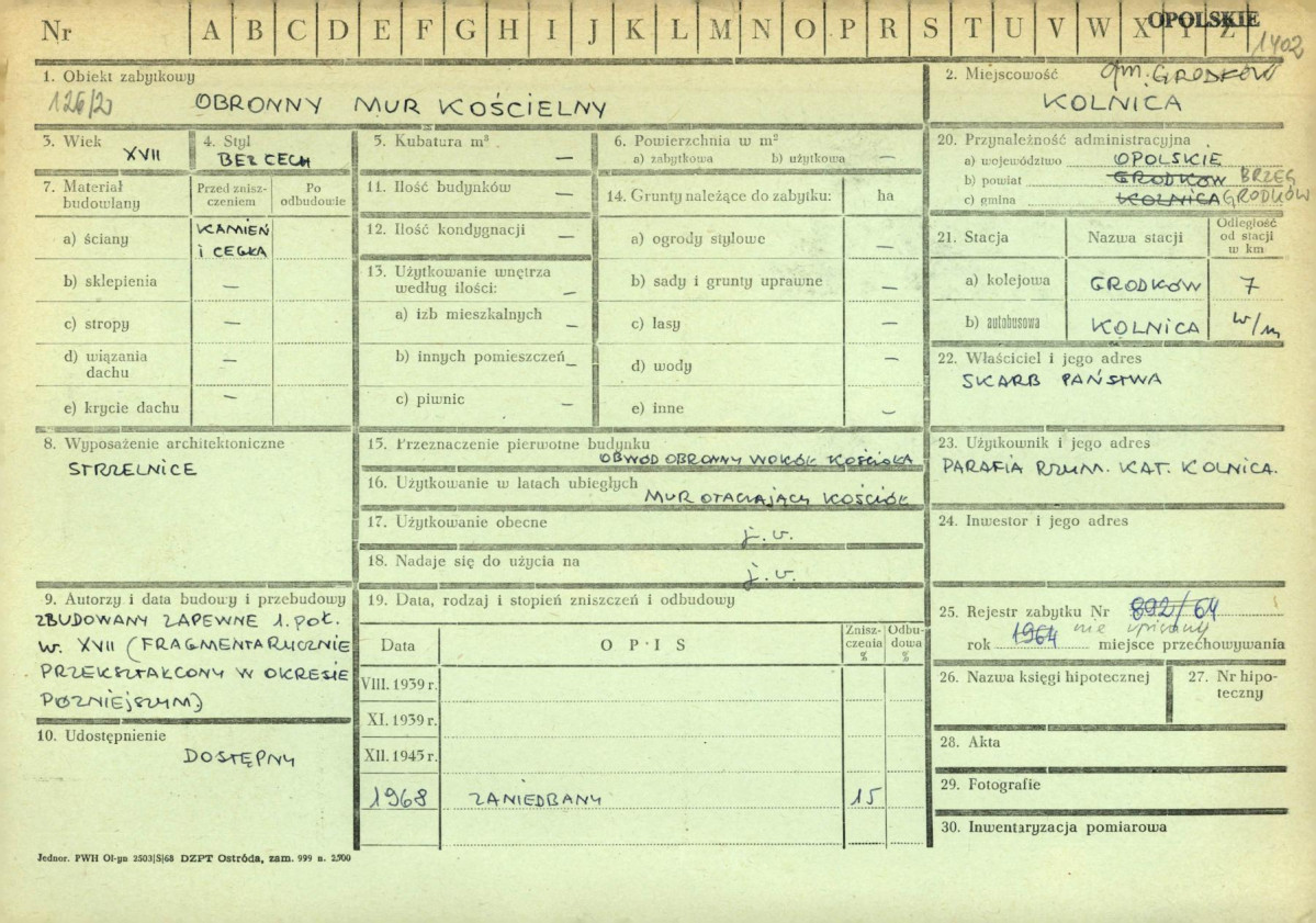 Karta zielona, skan nr 1