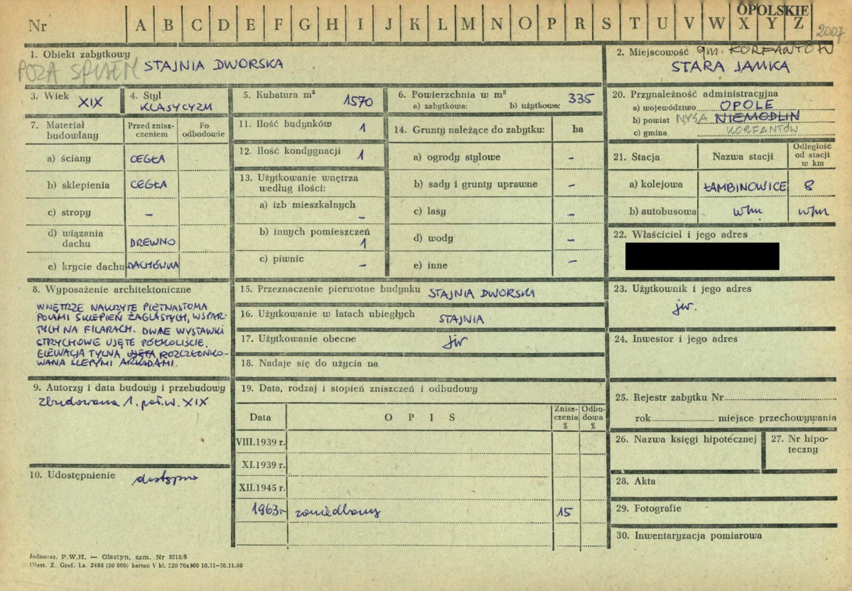 KZ - Karta zielona, skan nr 1