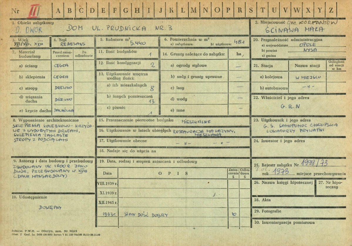 KZ - Karta zielona, skan nr 1