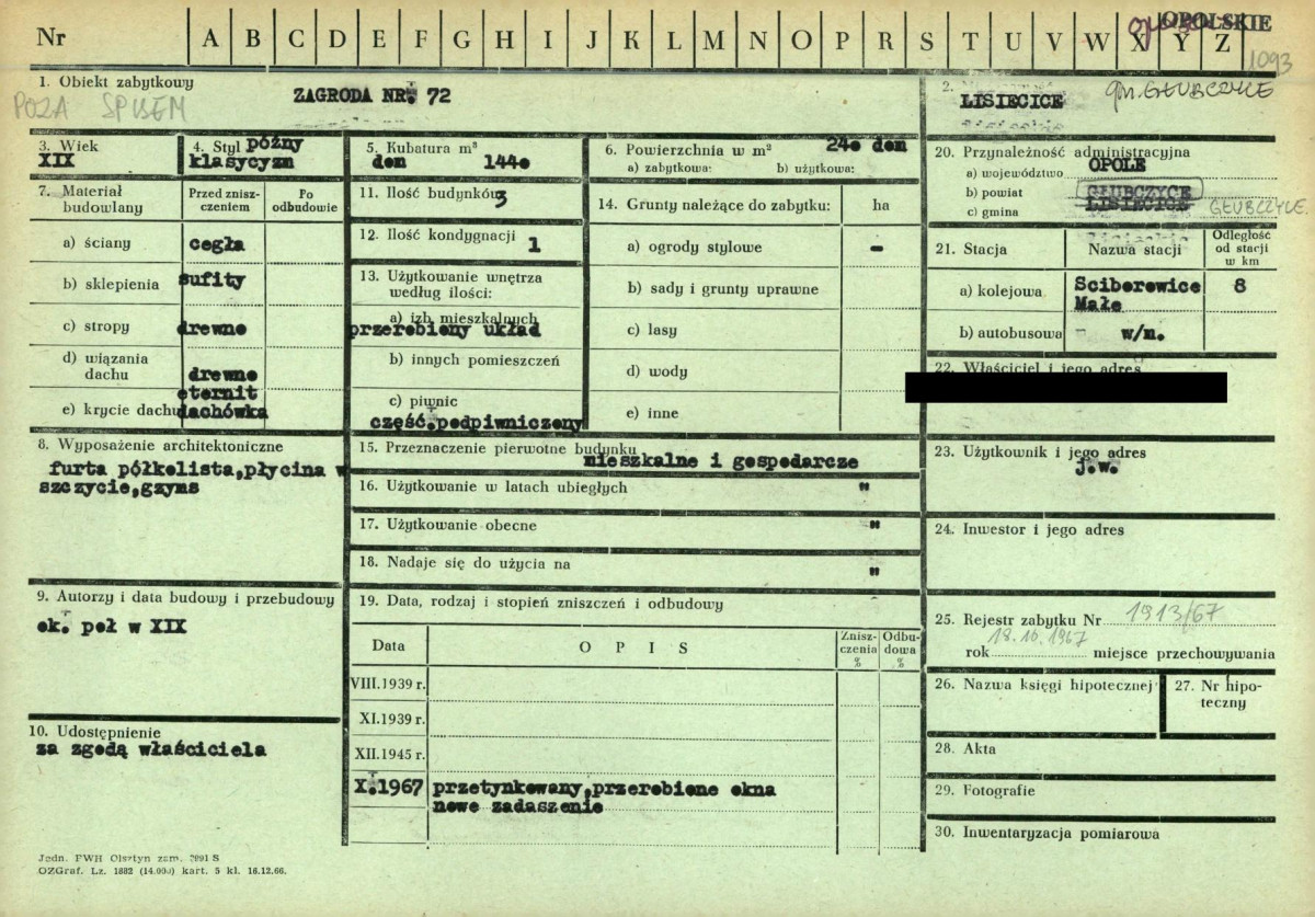 KZ - Karta zielona, skan nr 1