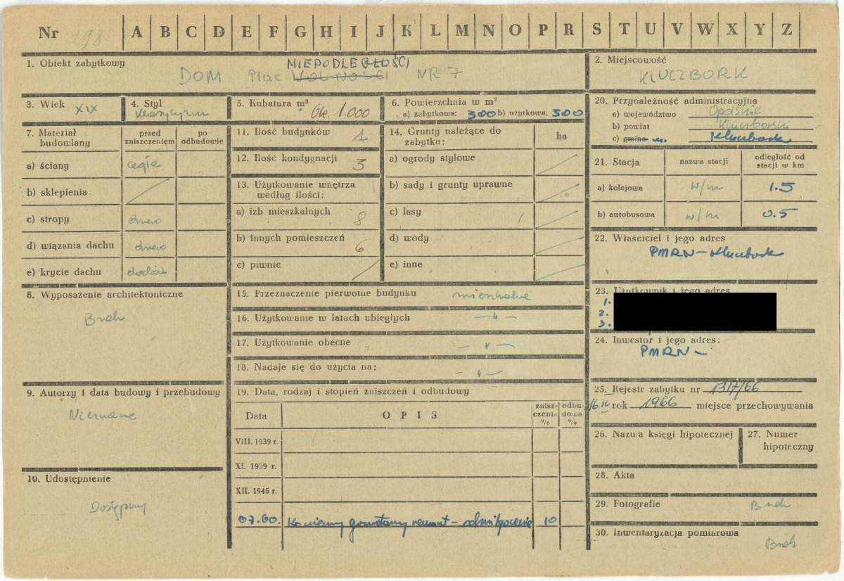 KZ - Karta zielona, skan nr 1