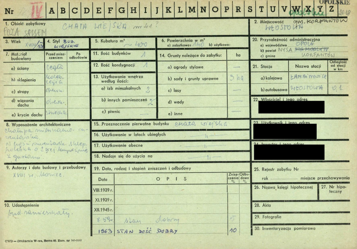 KZ - Karta zielona, skan nr 1