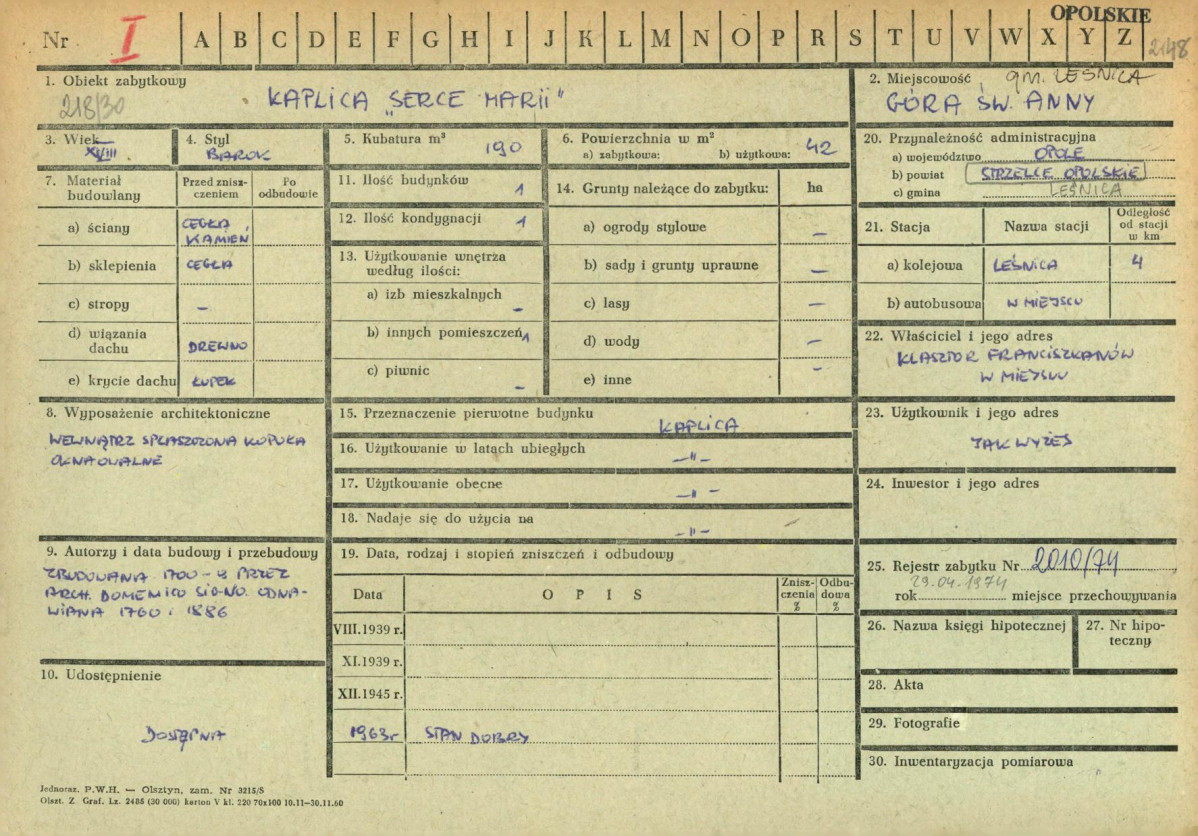 KZ - Karta zielona, skan nr 1