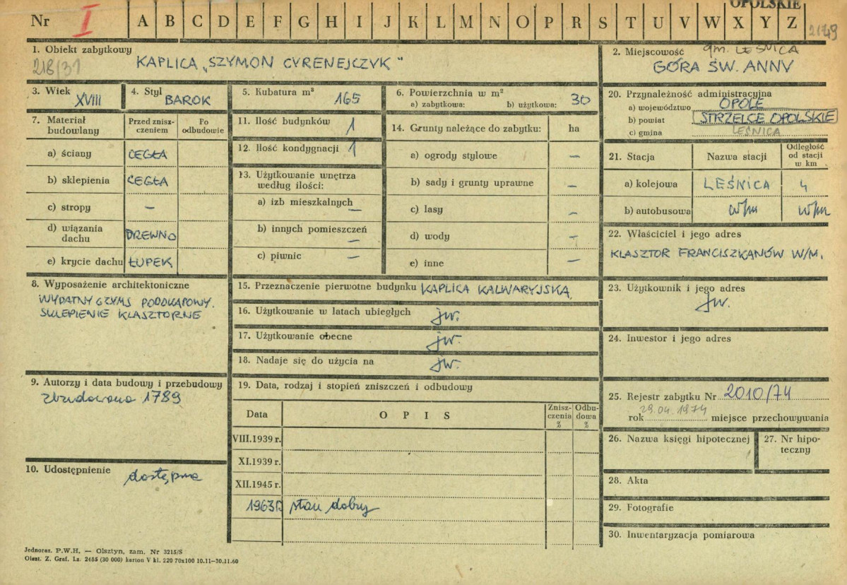 KZ - Karta zielona, skan nr 1