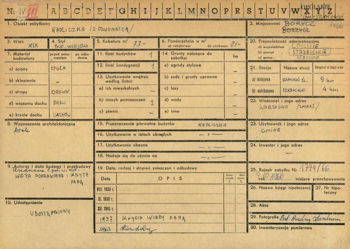 KZ - Karta zielona, skan nr 1