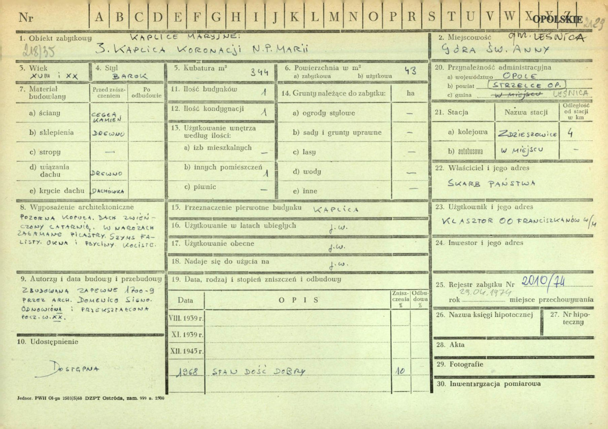 KZ - Karta zielona, skan nr 1