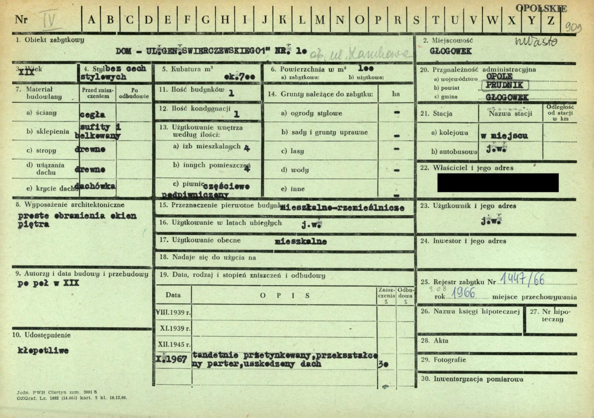 KZ - Karta zielona, skan nr 1