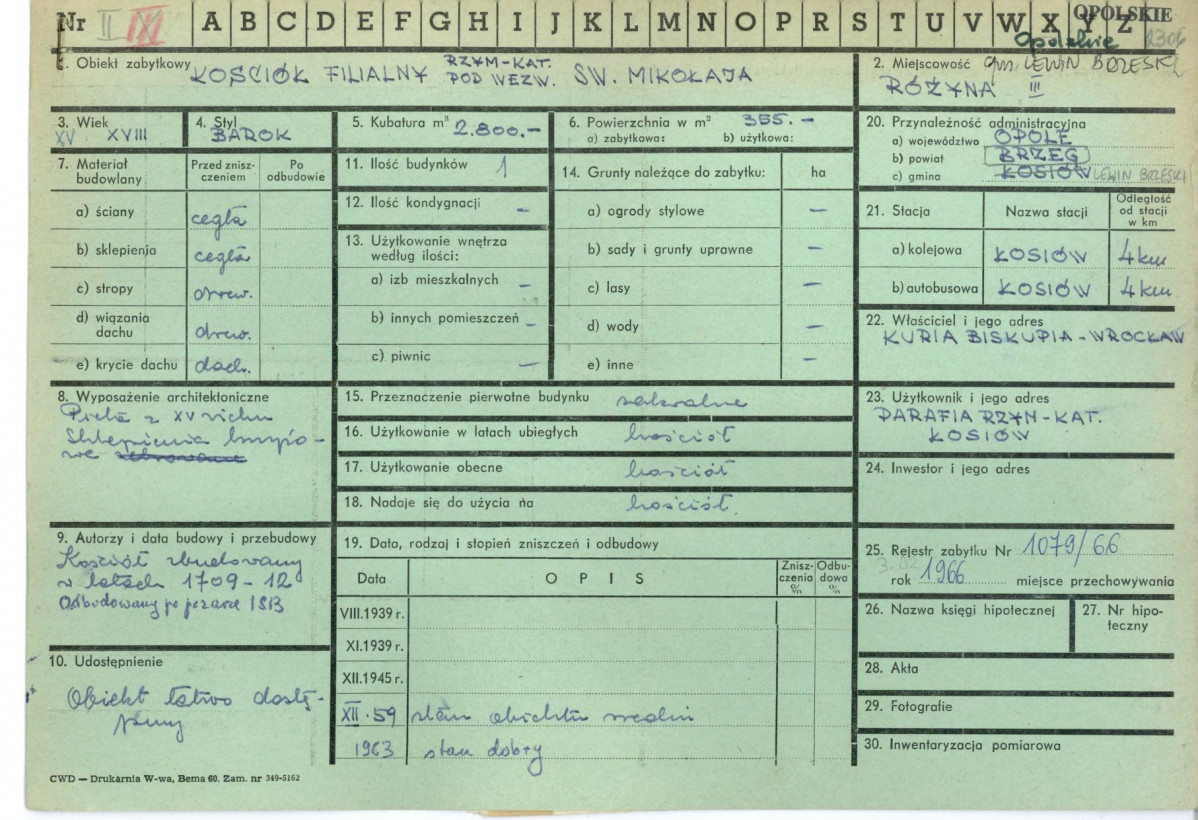 Karta zielona, skan nr 1
