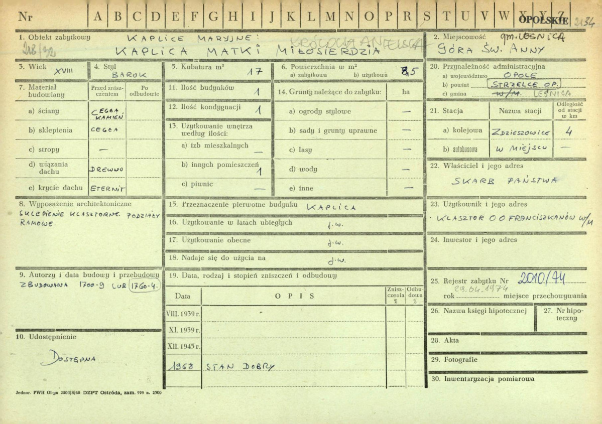 KZ - Karta zielona, skan nr 1