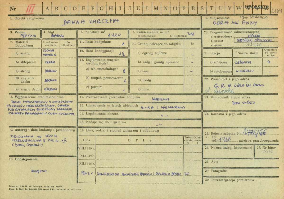 KZ - Karta zielona, skan nr 1
