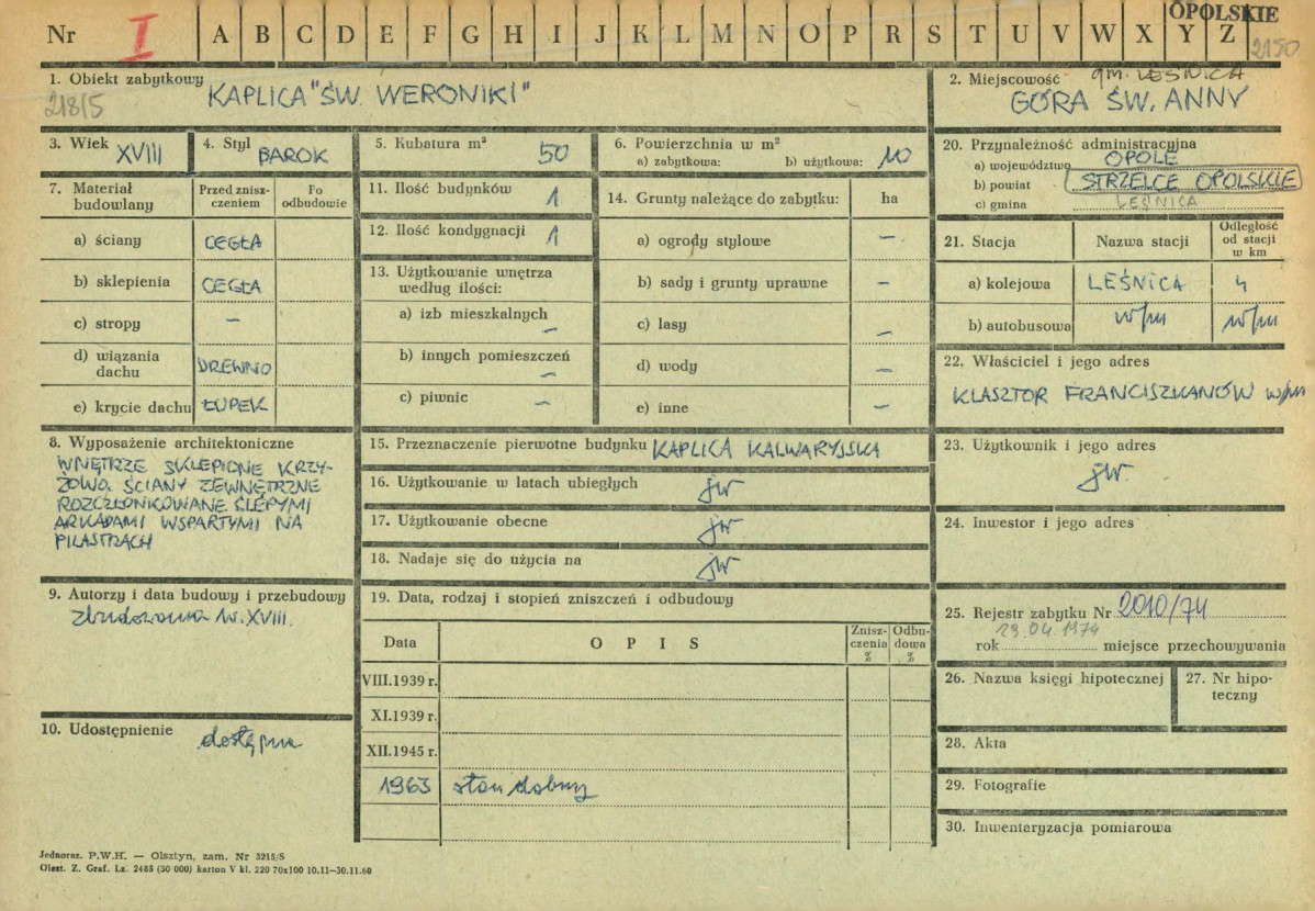KZ - Karta zielona, skan nr 1
