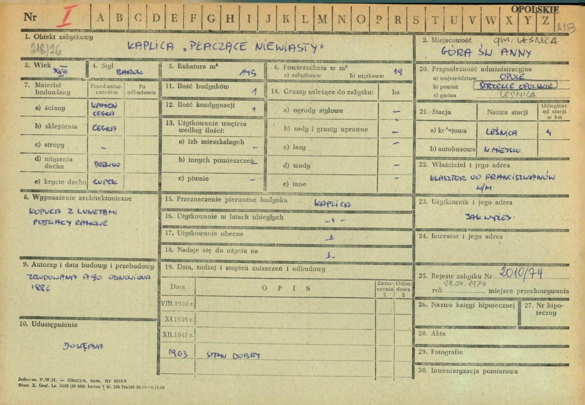 KZ - Karta zielona, skan nr 1